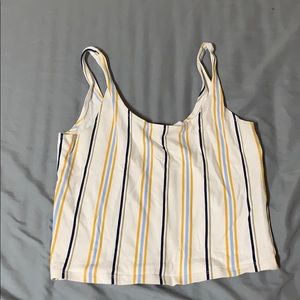 Multi colored crop top.